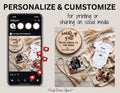 Western Pregnancy Announcement Canva Template – Saddle Up, Adding to Our Herd TrendyCustomApparel™
