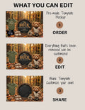 Buck We're Expecting, Hunting Digital Pregnancy Announcement, Gender Natural Customizable Editable Template TrendyCustomApparel™