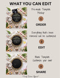Digital Easter Pregnancy Announcement, A Little Bunny Is On The Way, Customizable Spring Themed, Editable Details Template TrendyCustomApparel™