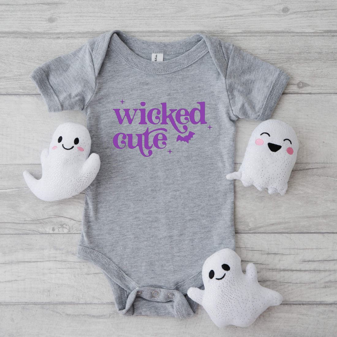 Halloween Wicked Cute Customizable Baby Onesie Graphic Print