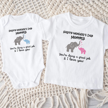 Happy Mother's Day Mommy Onesie or T-Shirts