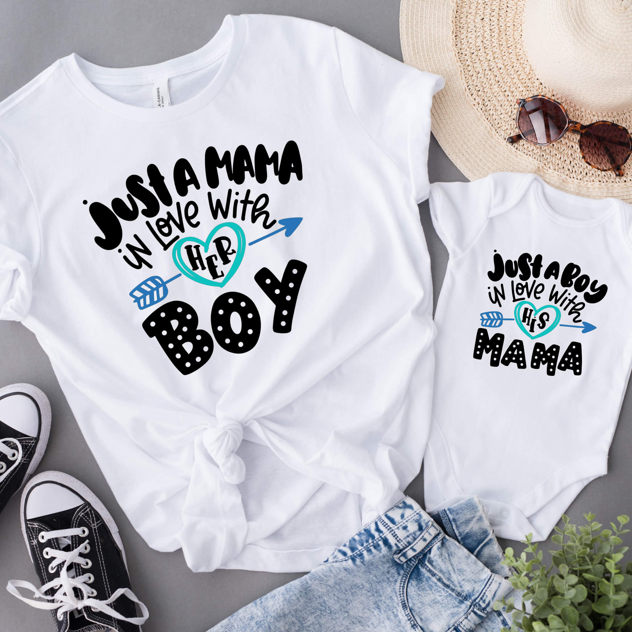 Mama & Mama's Boy Mother's Day Matching Mommy & Me Women's T-Shirt