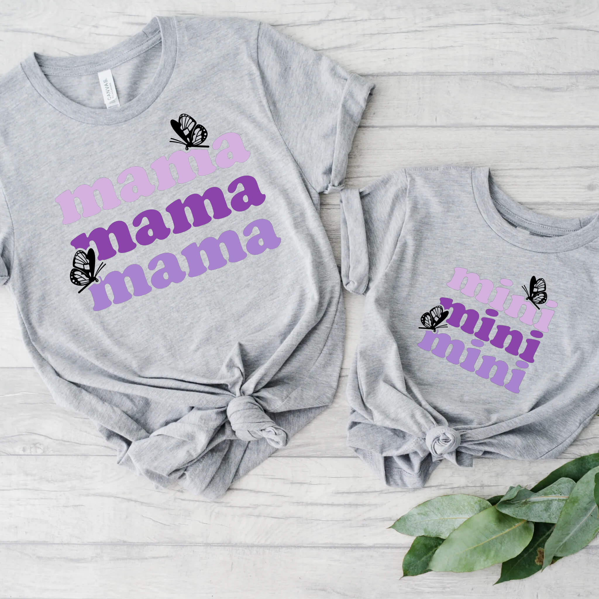 Matching Mama & Mini Butterfly Mommy & Me T-Shirts