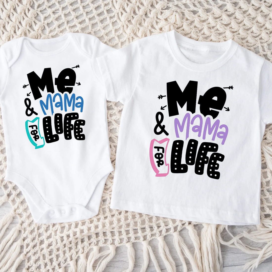 Me &amp; Mama For Life Mono o camiseta