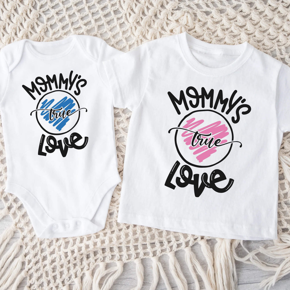 Mono o camiseta para niño y niña de Mommy's True Love