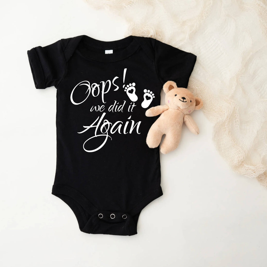 Personalized Pregnancy Announcement, Oops We Did It Again, Customized Baby Announcement Onesie