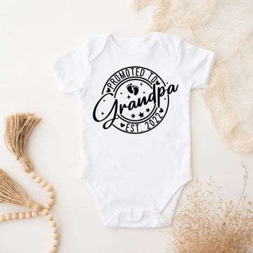 Personalized Pregnancy Announcement, Grandpa To Be, Customized Baby Announcement Onesie