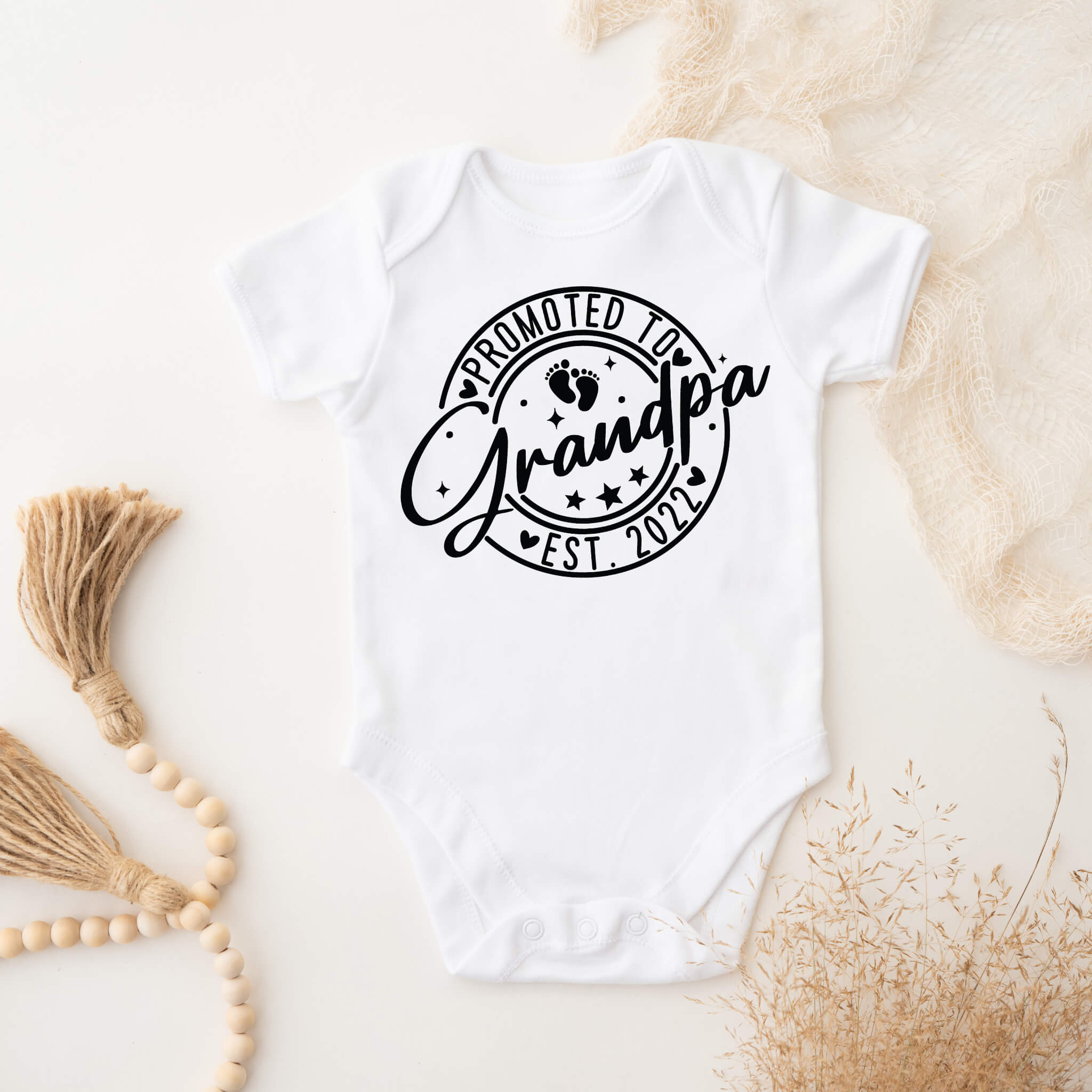 Anuncio de embarazo personalizado, futuro abuelo, papá, pops, Gpa, mono de anuncio de bebé personalizado, caja de regalo de anuncio de embarazo personalizada, caja de regalo de anuncio de bebé personalizada