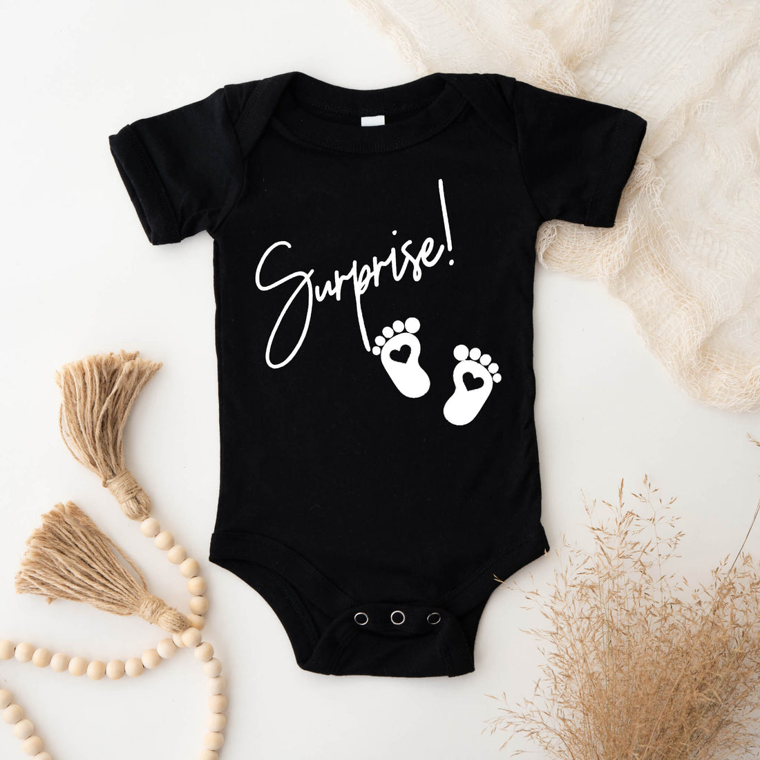 Personalized Pregnancy Announcement, Surprise, Customized Baby Announcement Onesie