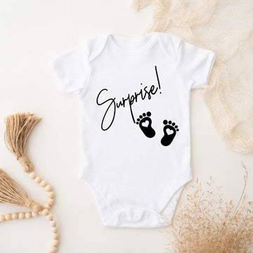 Personalized Pregnancy Announcement, Surprise, Customized Baby Announcement Onesie