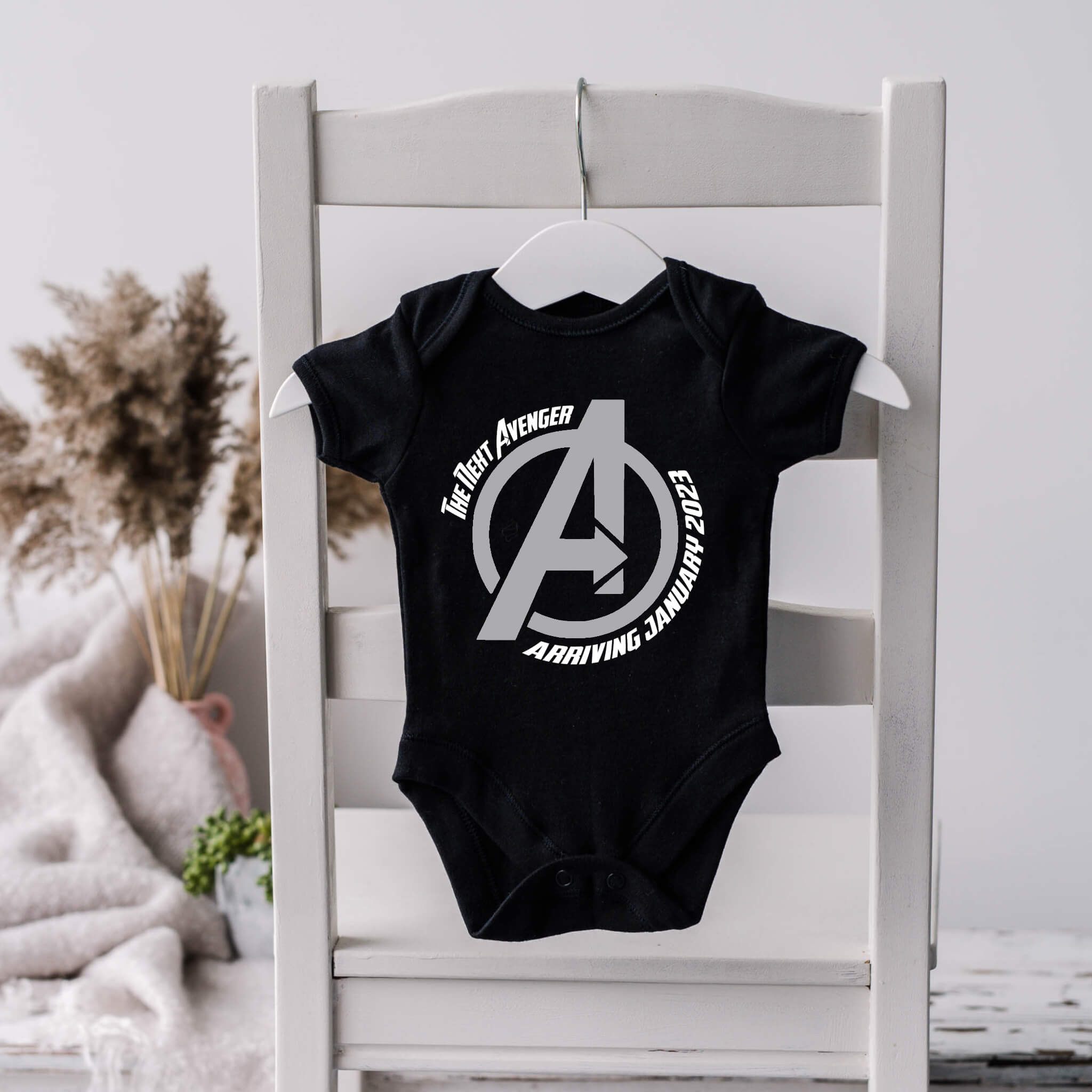 Personalized Baby Announcement Onesie Gift - Shop Now - Alpha Zulu Baby